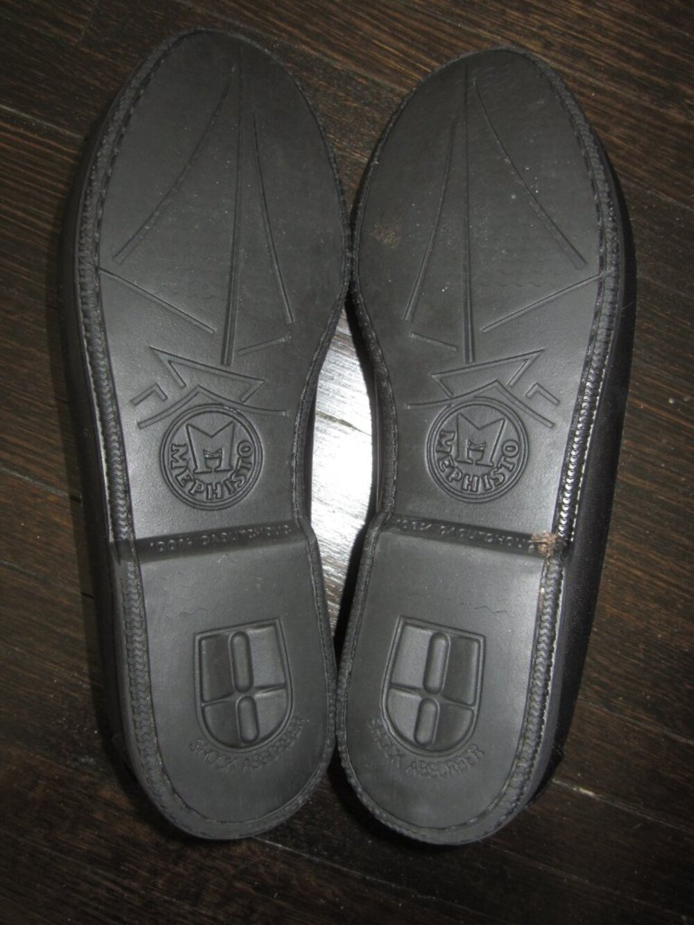 MEPHISTO CAP VERT Black Leather Loafers Shoes Men’s 9 1/2 - Picture 12 of 14